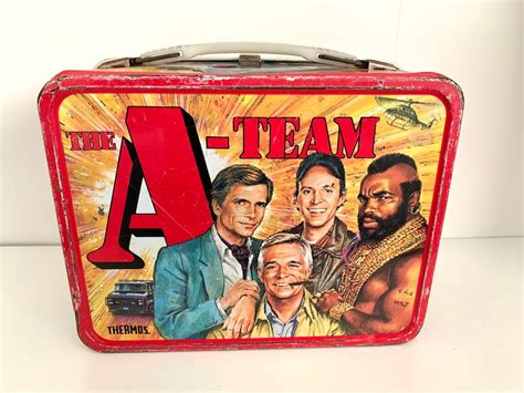 original a team metal lunch box|A Team Lunch Box Metal for sale .